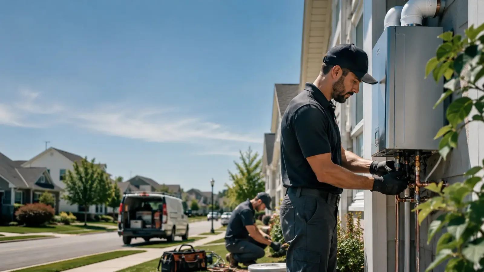 Tankless Water Heater Installation in Luana, IA